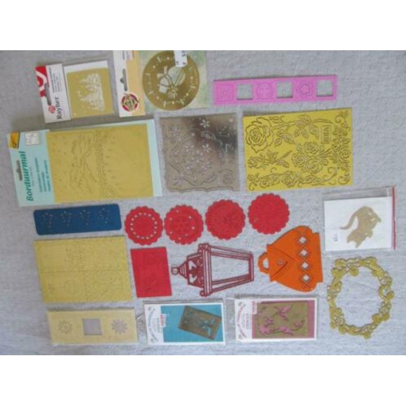 20 Embossing Sjablonen verschillende merken