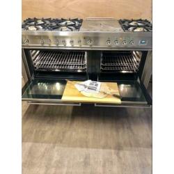 Zeer luxe Boretti gasfornuis 6 pits met coupe de feu 150 CM