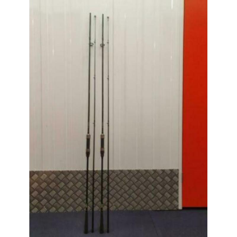 2x Faith Slender 9ft karper hengels.