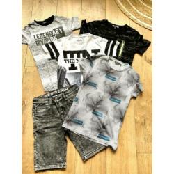 4x T-shirt Antony morato, en non merk gratis broek 152 158