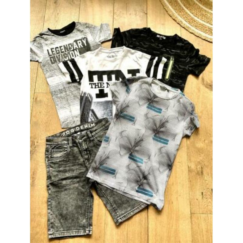 4x T-shirt Antony morato, en non merk gratis broek 152 158