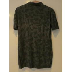 Mango Man grijs polo shirt maat S