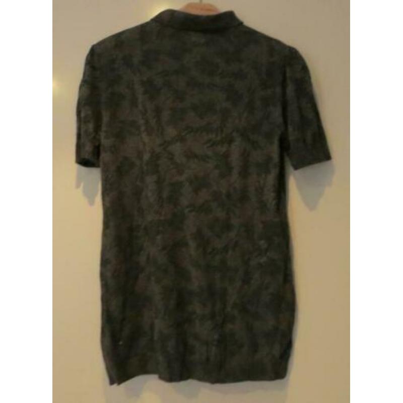Mango Man grijs polo shirt maat S