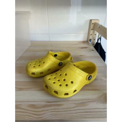 Gele Crocs, maat 10 (27-28)