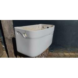 Royal kiwa toilet stortbak porcelein compleet retro vintage.