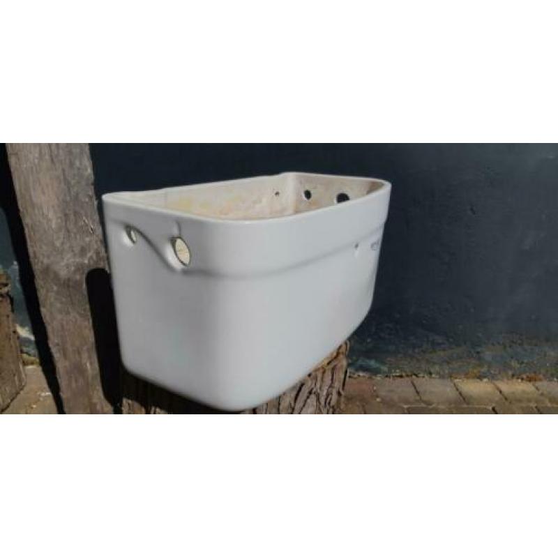 Royal kiwa toilet stortbak porcelein compleet retro vintage.