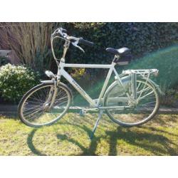 Nette Gazelle Orange 61cm herenfiets (wit/zilver)