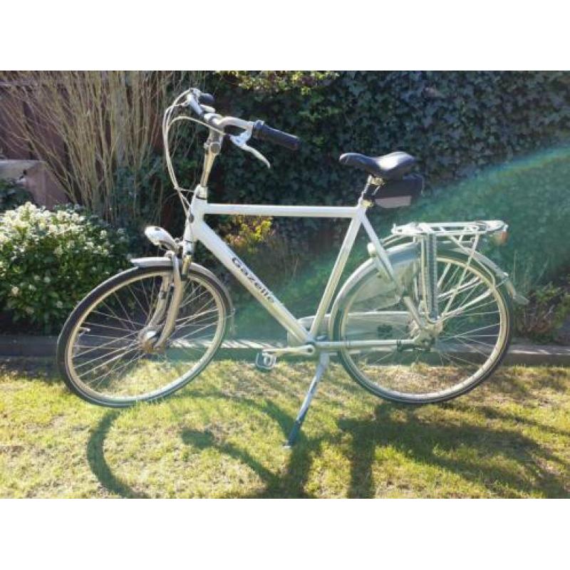 Nette Gazelle Orange 61cm herenfiets (wit/zilver)