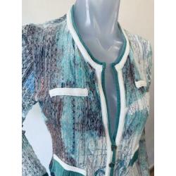 Designers stretch print vestje - 38
