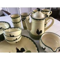 Zeller kip/haan kiphaan servies izgst