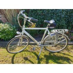 Nette Gazelle Orange 61cm herenfiets (wit/zilver)