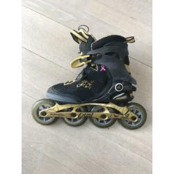 K2 Exotech inline skates goud, zwart maat 37