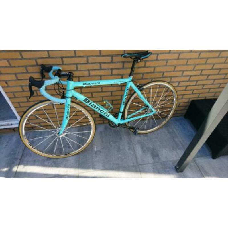Bianchi XL carbon. 1ste full carbon frame Bianchi met Campa