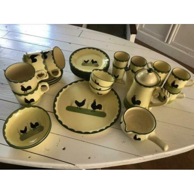 Zeller kip/haan kiphaan servies izgst