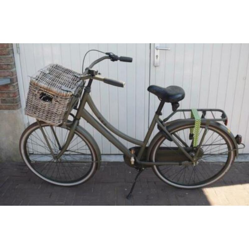 mooie Cortina U4 meisjesfiets 26 inch legergroen 46cm