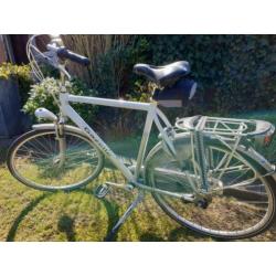 Nette Gazelle Orange 61cm herenfiets (wit/zilver)