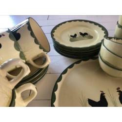 Zeller kip/haan kiphaan servies izgst