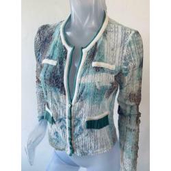 Designers stretch print vestje - 38