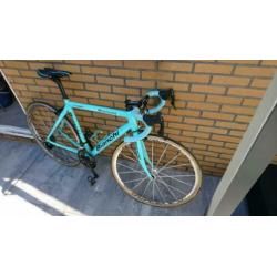 Bianchi XL carbon. 1ste full carbon frame Bianchi met Campa