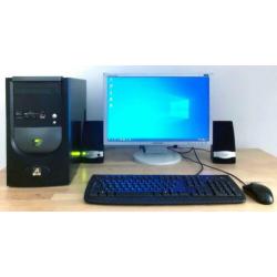 Complete PC: Intel Quad Core, 4GB / 200GB, wifi, 20 inch