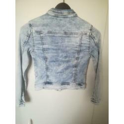 Super stoer jeans jasje van Cars, mt 128