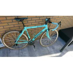 Bianchi XL carbon. 1ste full carbon frame Bianchi met Campa