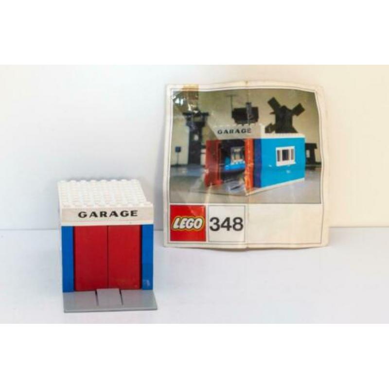 LEGO 348 Sets: Legoland: Building Garage met autm. Deuren
