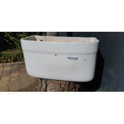 Royal kiwa toilet stortbak porcelein compleet retro vintage.