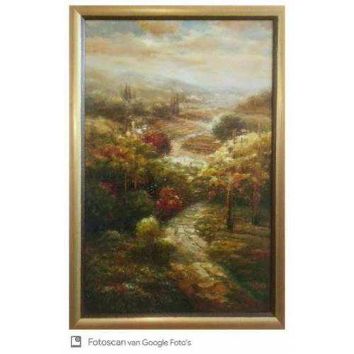 Olieverf Schilderij Toscane 60x90
