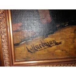 Schilderij L. Hartman gesigneerd