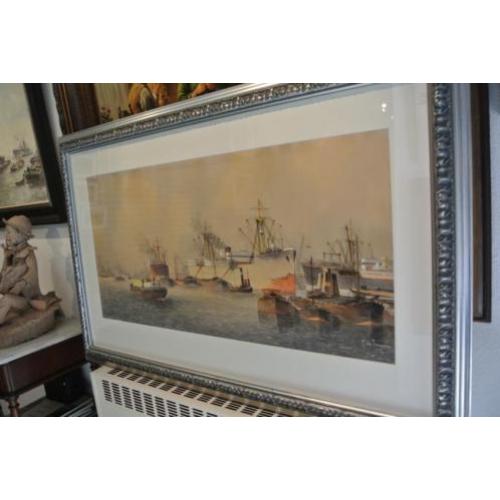 Aquarel M.de Jongere 1912-1978 Bedrijvigheid Rd Maashaven