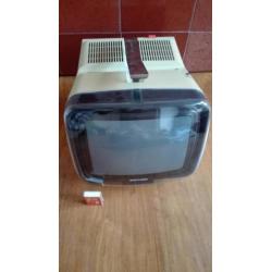Brionvega Algol retro design draagbaar kleuren tv-tje 60/'70