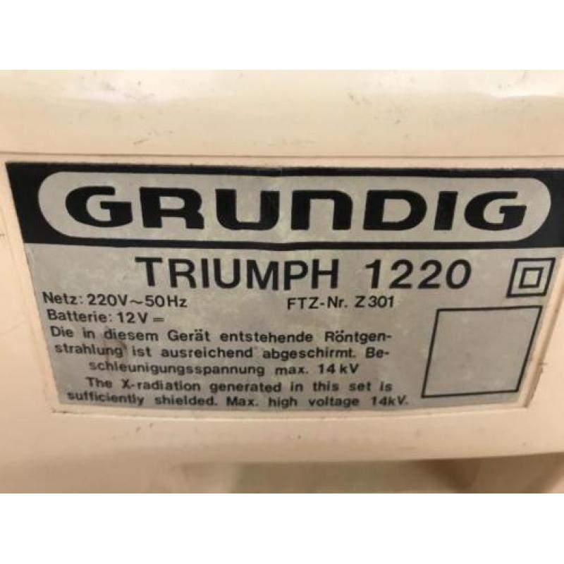 oude Grundig TV Triumph 1220 voor liefhebber