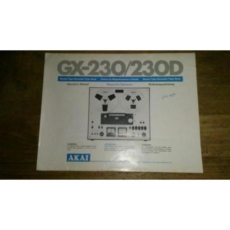 Akai GX230D autorevers in hele mooie staat