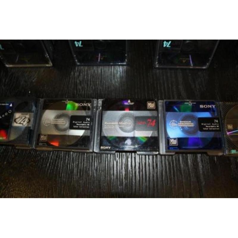 50 x minidisc schijfjes VAN TDK ,MAXELL & SONY.