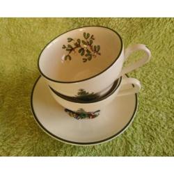Cuthbertson (Spode) Christmas Tree - 2 kop en schotels