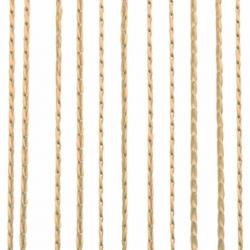vidaXL Draadgordijnen 100x250 cm beige 2 st
