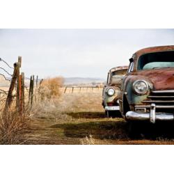 FB12 Een oldtimer op fotobehang - Oude auto's enz. enz.