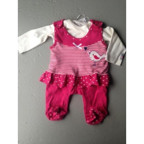 Nieuw Babypakje maat 50 Salt & Pepper