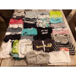 Baby mt 50 - 56 pakket jongens kleding in nette staat