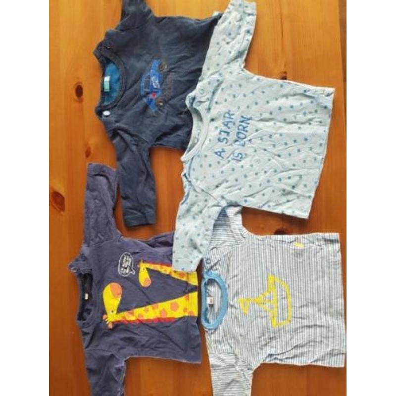 18 shirtjes maat 50/56