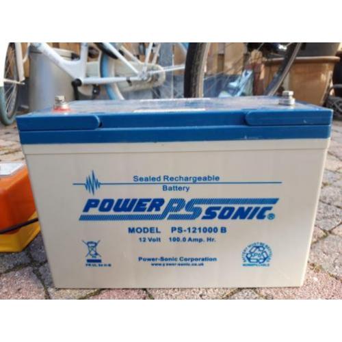 Oplaadbare accu 12v 100 amp